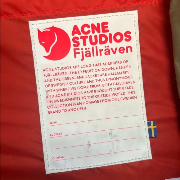 Limited Acne Studios x Fjallraven Kanken backpack, Olive Green - Picture 5 of 11